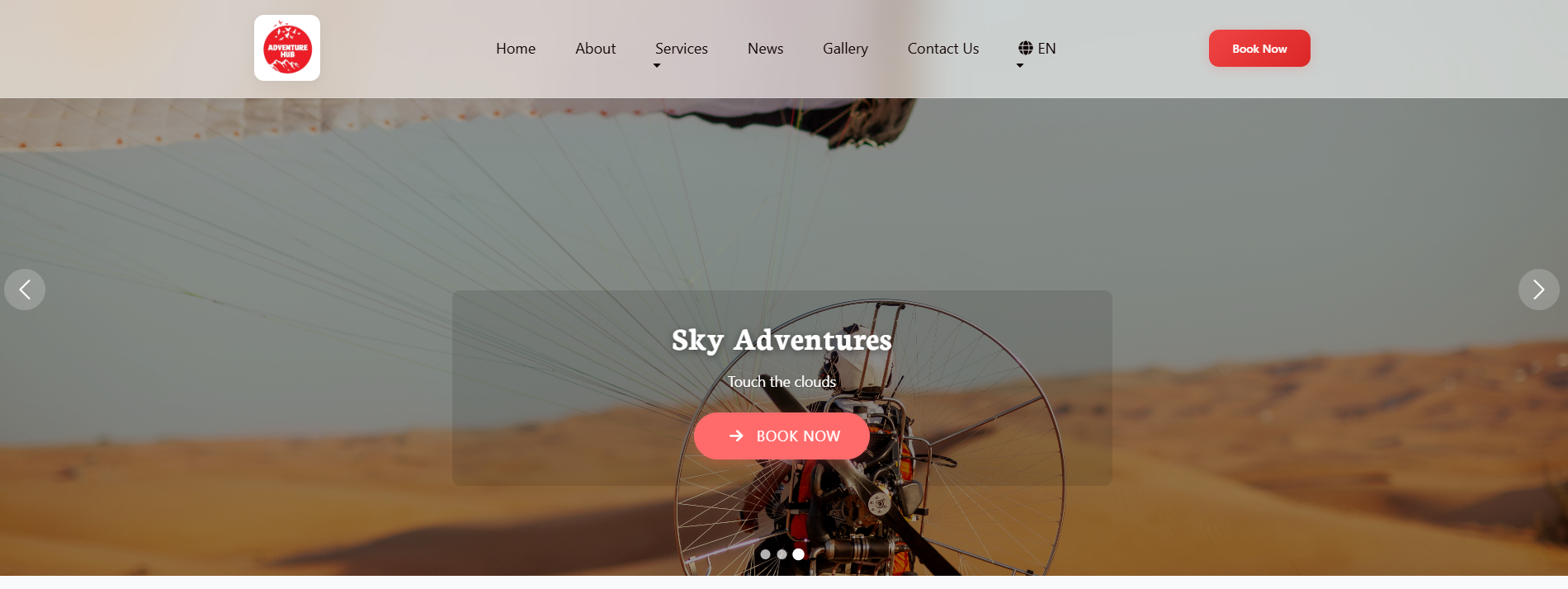 Adventure Hub - Water Sports Website